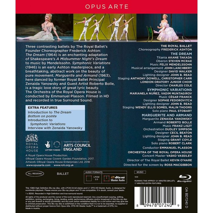 Ashton: The Dream; Symphonic Variations; Marguerite and Armand - slide-1