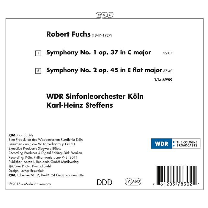 Fuchs: Symphonies Nos. 1 & 2 - slide-1