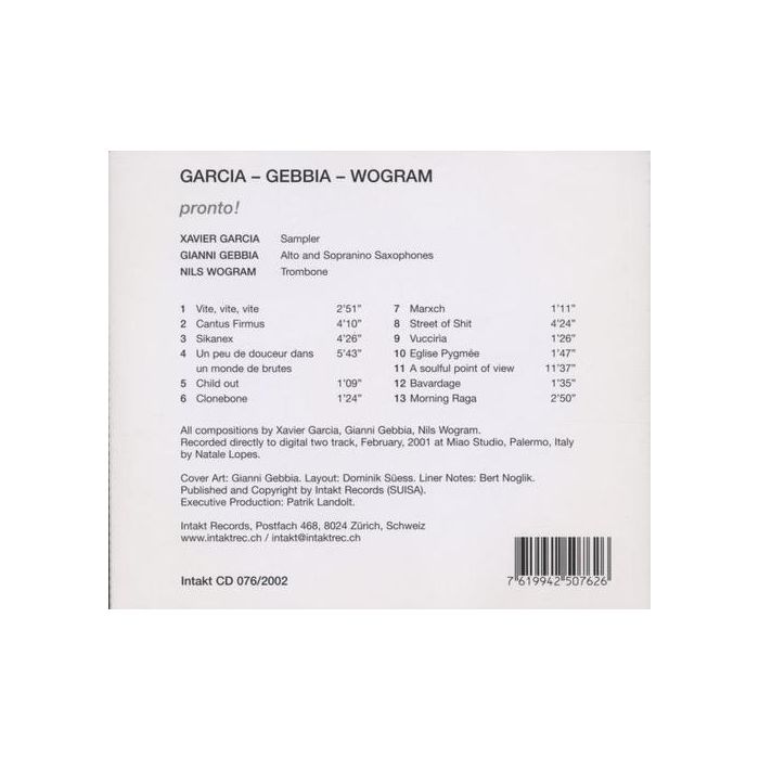 Garcia/Gebbia/Wogram: pronto! - slide-1