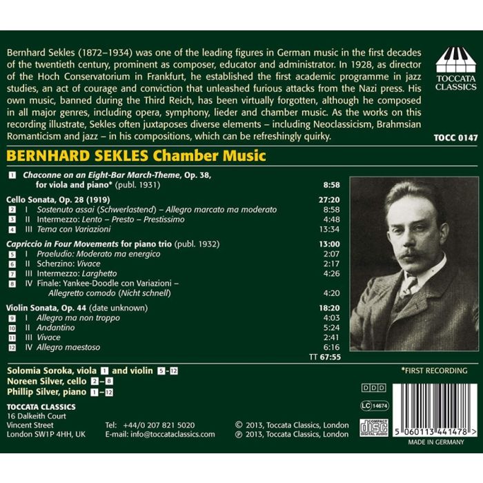 Sekles: Chamber Music - slide-1