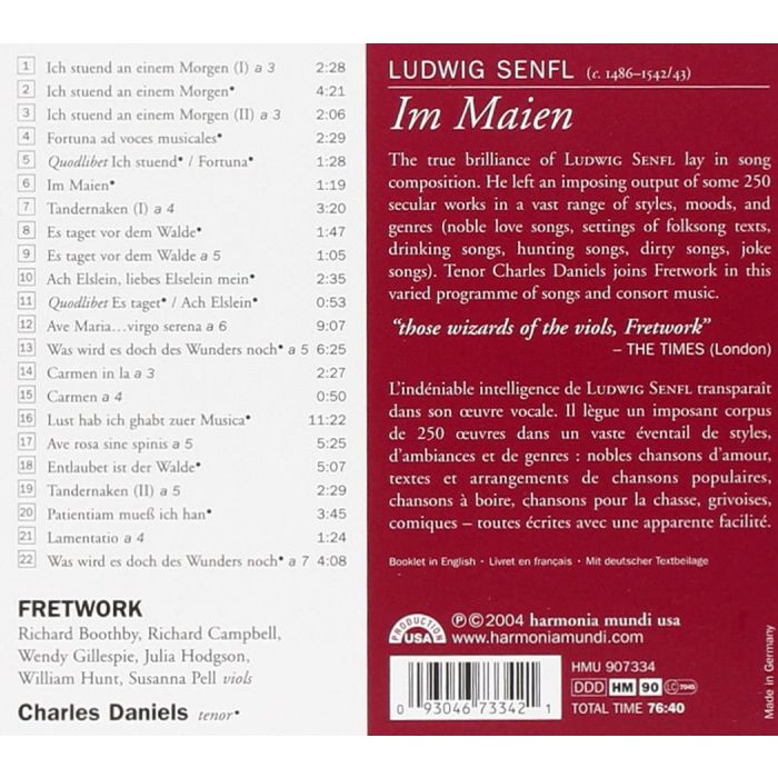 Senfl: Lieder & Consort Music - slide-1