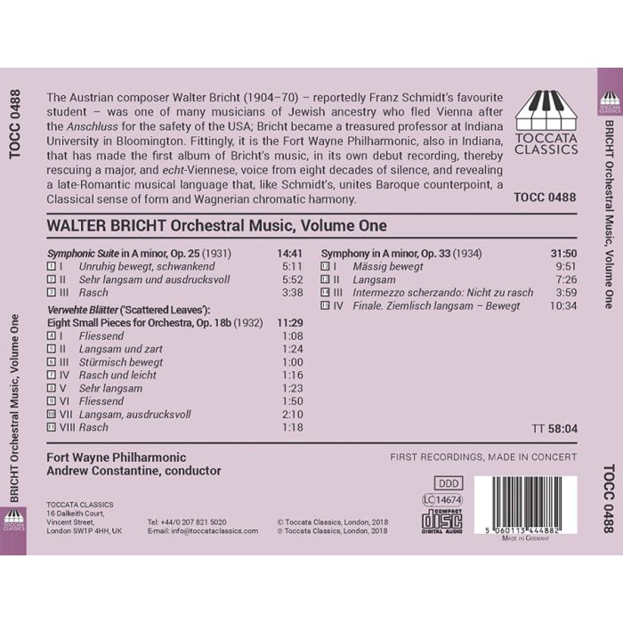 Bricht: Orchestral Music Vol. 1 - slide-1