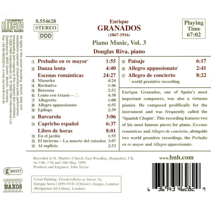 GRANADOS: Piano Music vol. 3 - slide-1