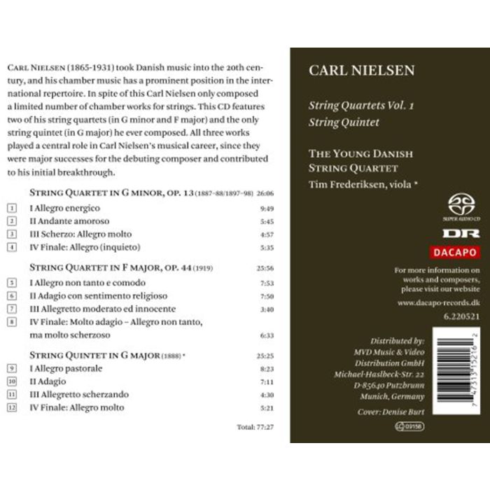 NIELSEN: String quartets vol. 1 - slide-1