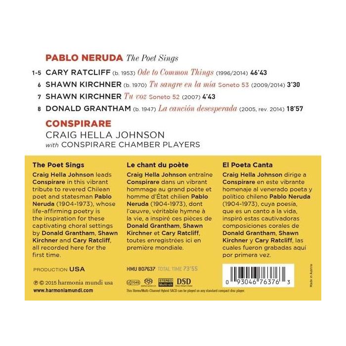 Neruda: The Poet Sings – Ratcliff,  Kirchner & Grantham - slide-1