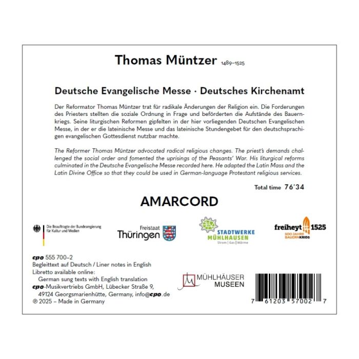 Müntzer: Deutsche evangelische Messe; Deutsches Kirchenamt - slide-1