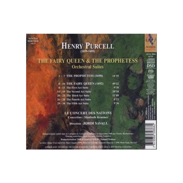 Purcell: The Fairy Queen & The Prophetess - Orchestral Suites - slide-1