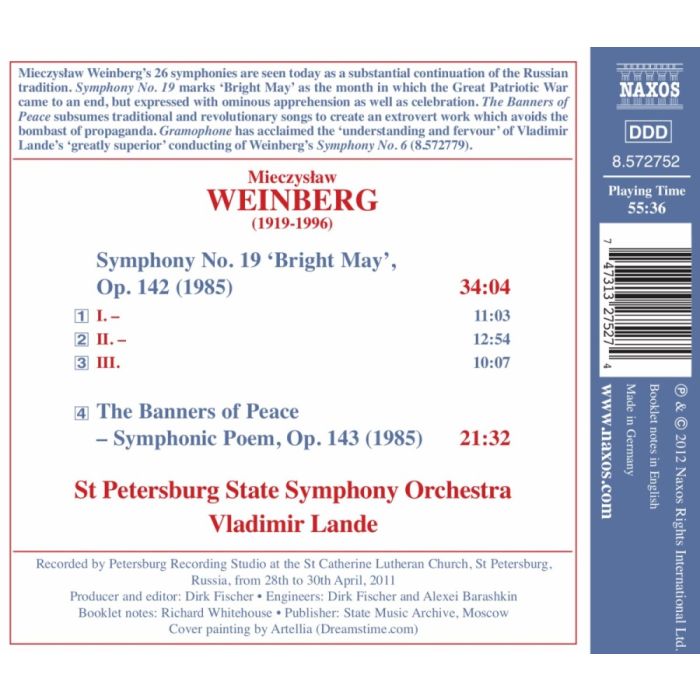 WEINBERG: Symphony No. 19 