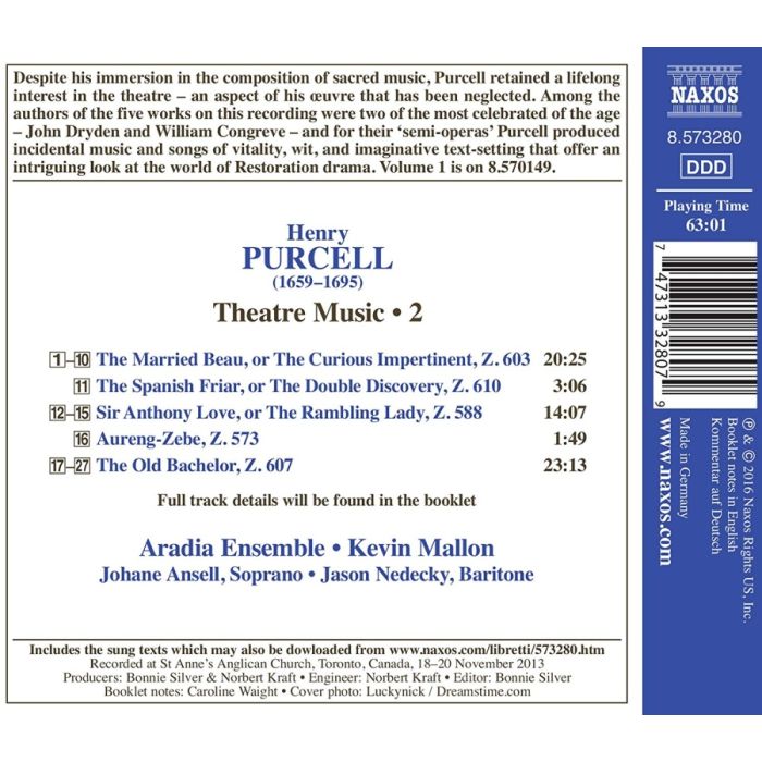 Purcell: Theatre Music 2 - slide-1