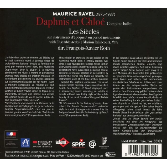 Ravel: Daphnis & Chloé, complete ballet - slide-1