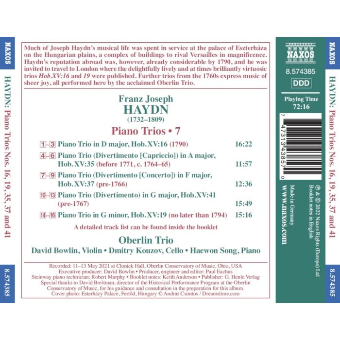 Haydn: Piano Trios Vol. 7 - slide-1