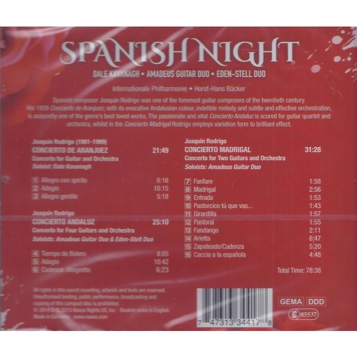 Spanish Night - Rodrigo: Concierto de Aranjuez, Concierto Andaluz, Concierto Madrigal - slide-1