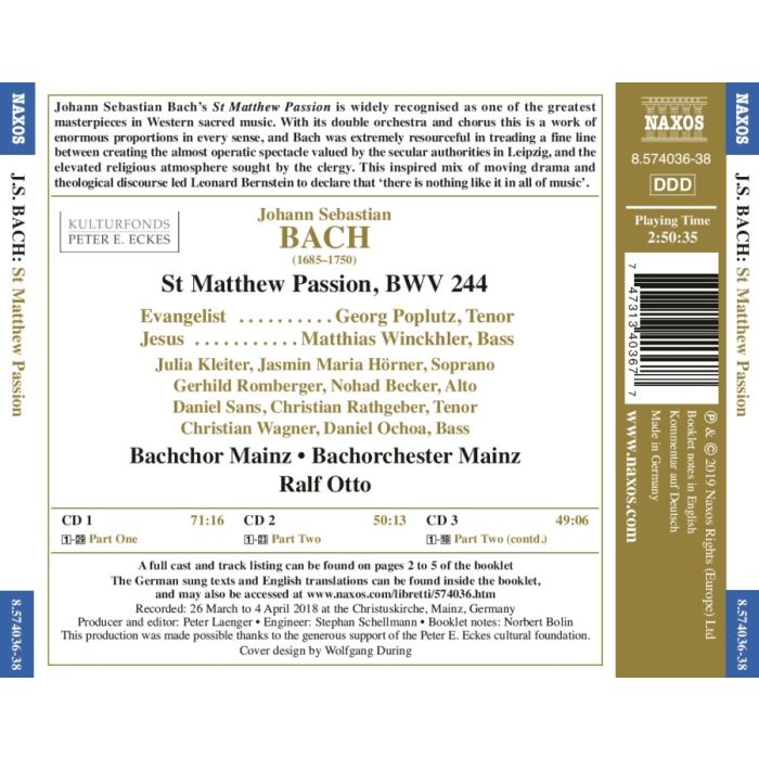 Bach: St Matthew Passion - slide-1