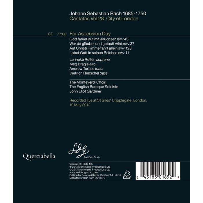Bach: Cantatas vol. 28 (Ascension Day) - BWV 43, 37, 128, 11 - slide-1