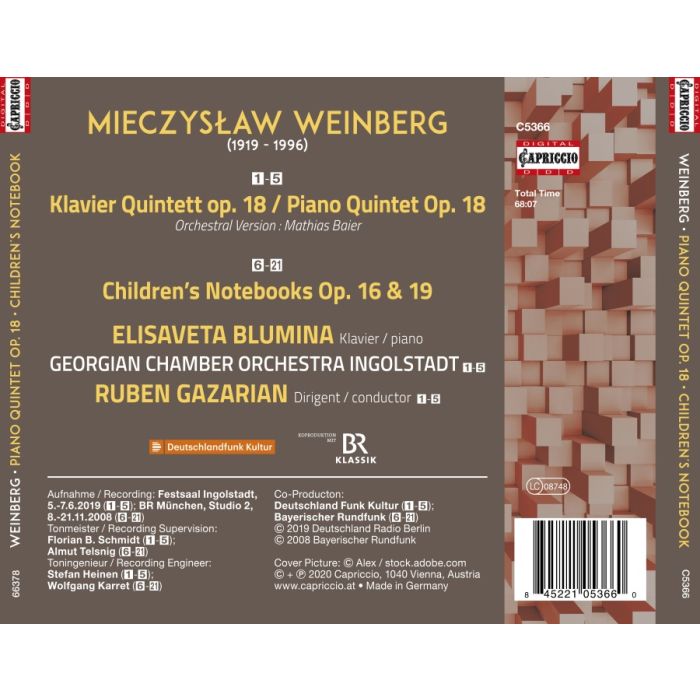 Weinberg: Piano Quintet op. 18; Children’s Notebook - slide-1