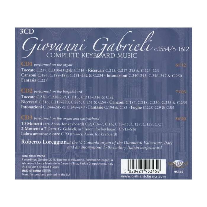 Gabrieli: Complete Keyboard Music - slide-1