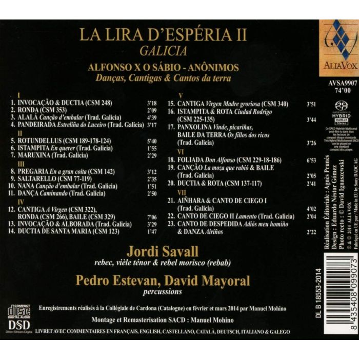 La Lira d’Espéria II - Galicia, Cantos de terra e danzas antigas - slide-1
