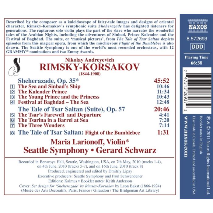 Rimsky-Korsakov: Sheherazade, The Tale of Tsar Saltan Suite - slide-1