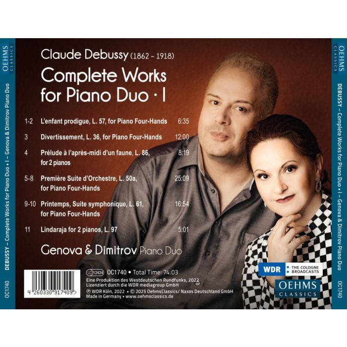 Debussy: Complete Works for Piano Duo Vol. 1 - slide-1
