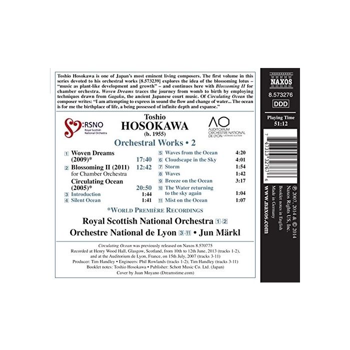 Hosokawa: Orchestral Works Vol. 2 - slide-1