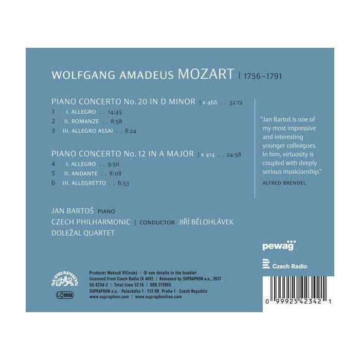 Mozart: Piano Concerto Nos. 12 & 20 - slide-1