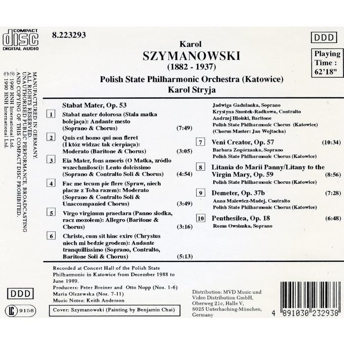 SZYMANOWSKI: Stabat Mater - slide-1
