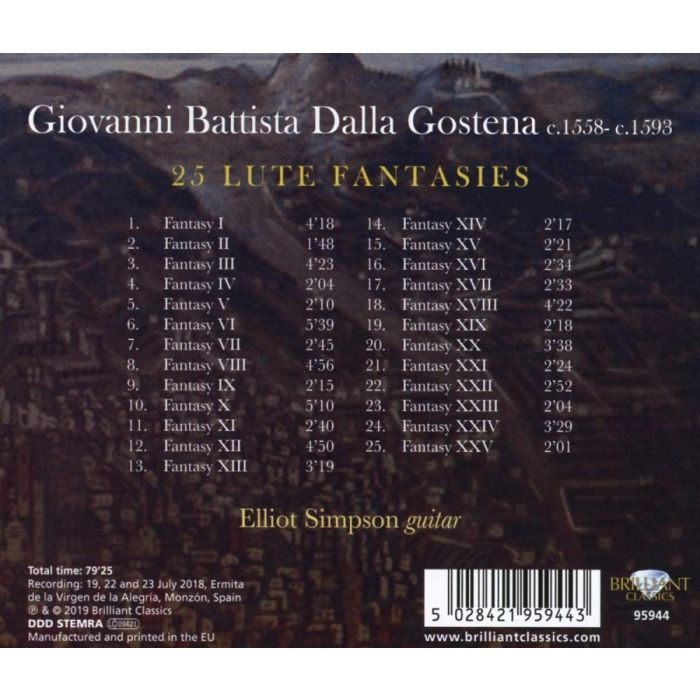 Dalla Gostena: 25 Lute Fantasies - slide-1