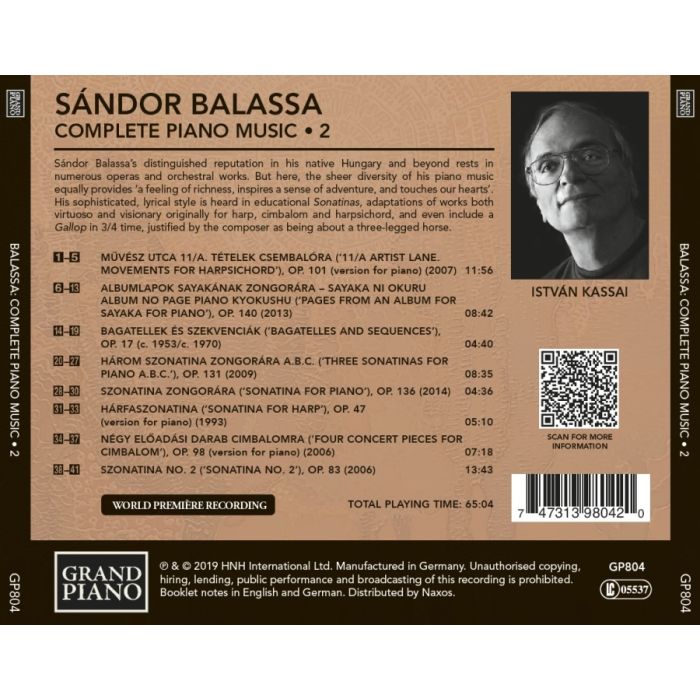 Balassa: Piano Music Vol. 2 - slide-1
