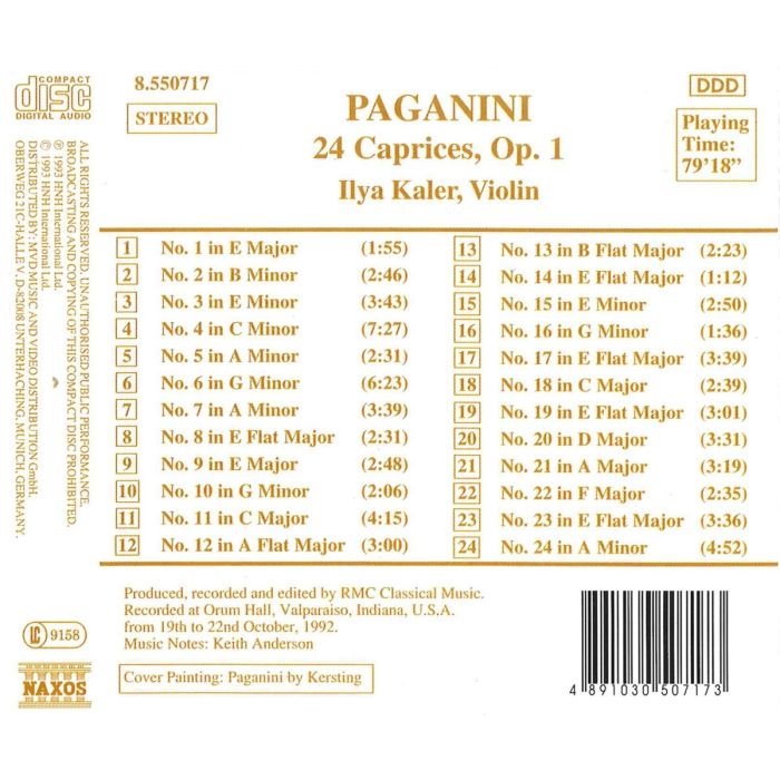 PAGANINI: 24 Caprices - slide-1