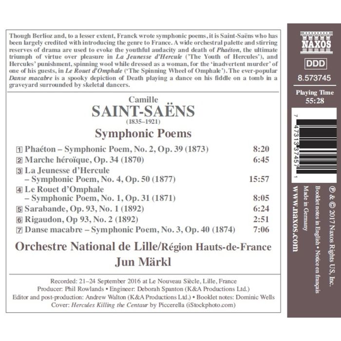 Saint-Saëns: Symphonic Poems - slide-1