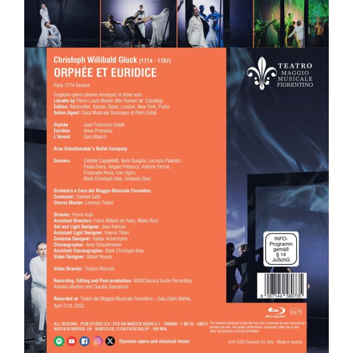 Gluck: Orphee et Euridice (BD) - slide-1