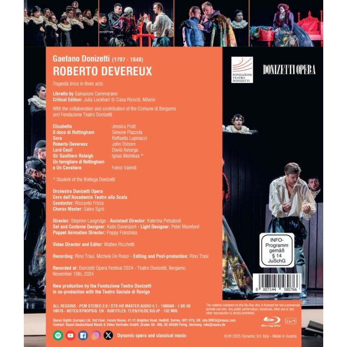 Donizetti: Roberto Devereux (Blu-ray) - slide-1