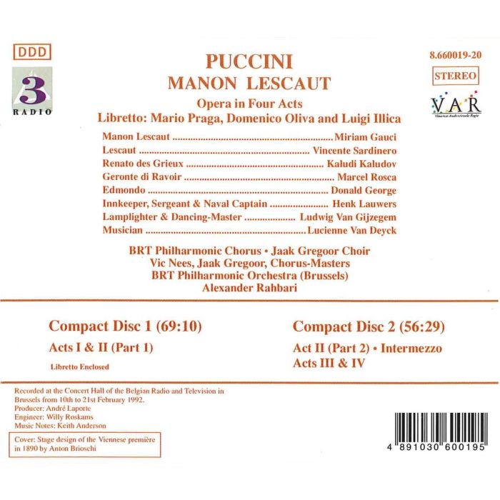 PUCCINI: Manon Lescaut - slide-1