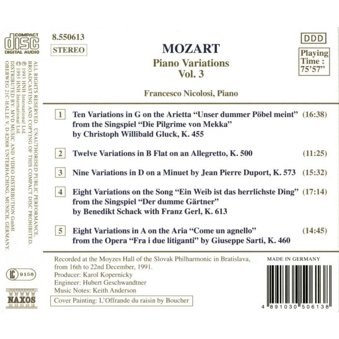 MOZART: Piano Variations vol. 3 - slide-1