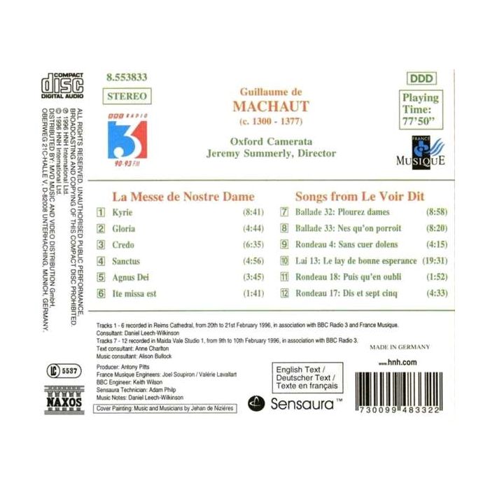 MACHAUT: La Messe de Nostre Dame, Le Voir Dit - slide-1