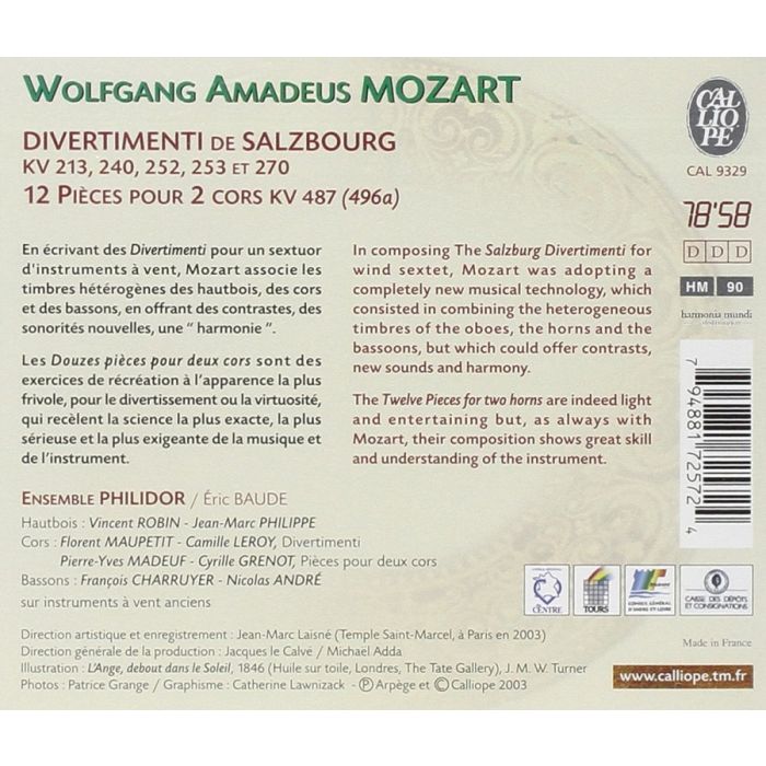 Mozart: Divertimenti de Salzbourg - slide-1