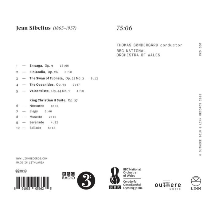 Sibelius: Finlandia; Swan of Tuonela; Oceanides; En saga; Valse triste - slide-1