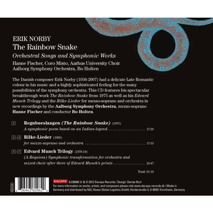 Erik Norby: Rainbow Snake - Orchestral Songs and Symphonic Works - slide-1