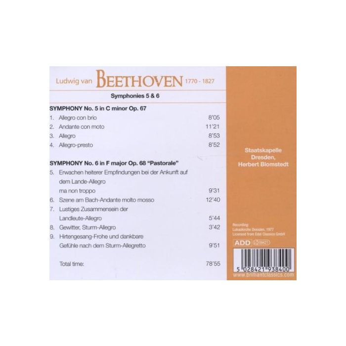 Beethoven: Symphonies 5 & 6 - slide-1