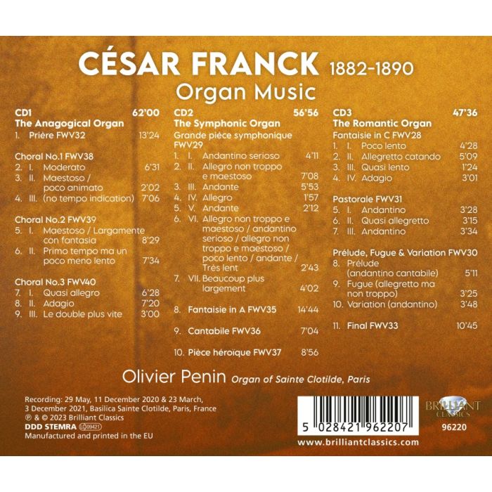 Franck: Organ Music - slide-1