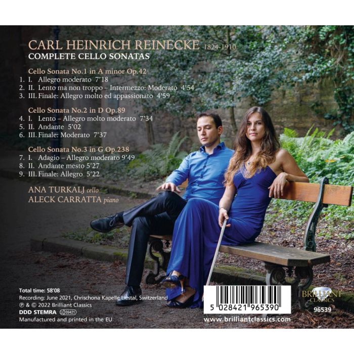 Reinecke: Complete Cello Sonatas - slide-1