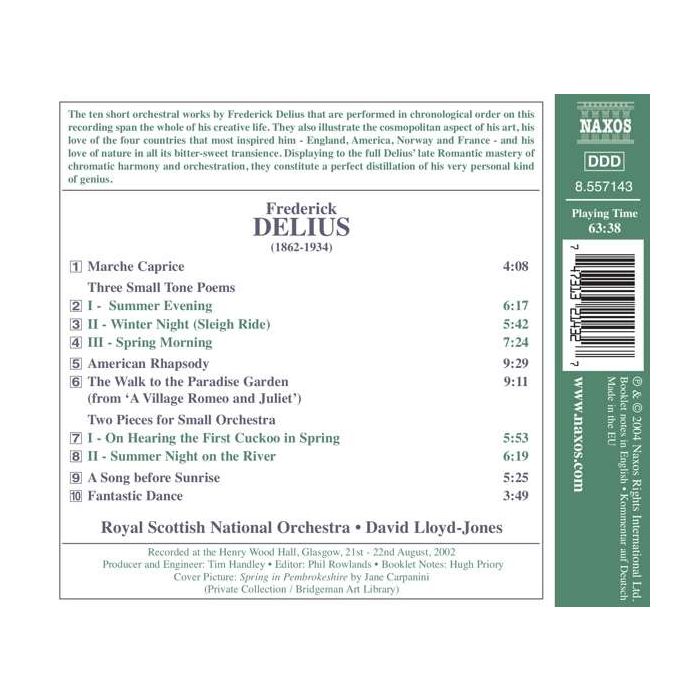 DELIUS: On Hearing the First Cuckoo in Spring - slide-1