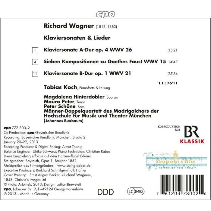 Wagner: Piano Sonata & Lieder - slide-1