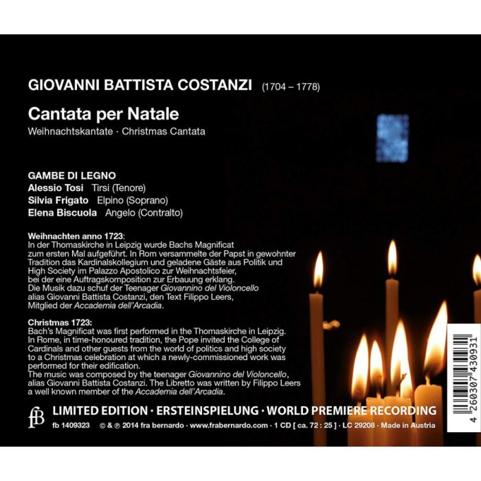 Costanzi: Cantata per Natale - slide-1