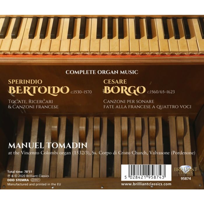 Bertoldo & Borgo: Complete Organ Music - slide-1
