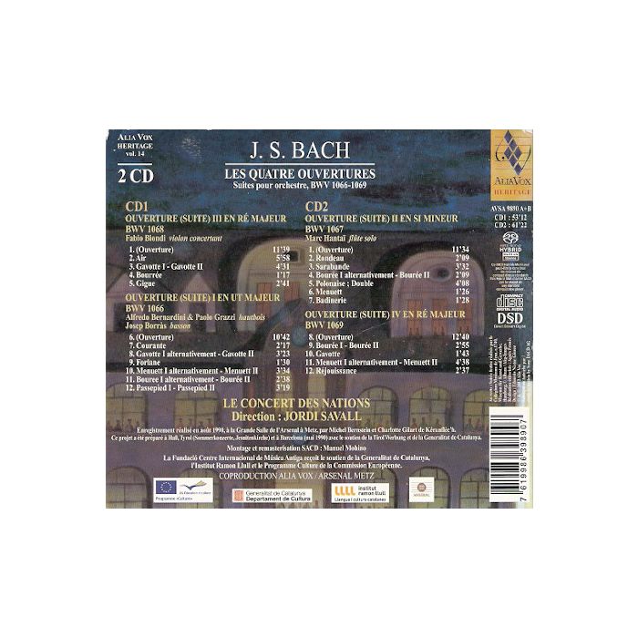 Bach: Les quatre ouvertures - Suites pour orchestre BWV 1066-1069 - slide-1