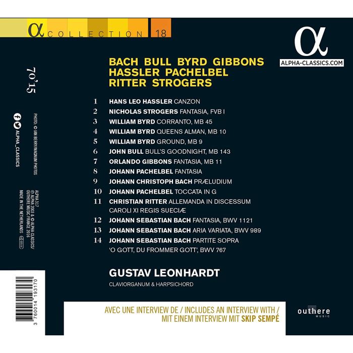 Cembalo Works - Bach; Bull; Byrd; Gibbons; Hassler; Pachelbel; ... - slide-1