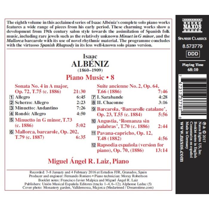 Albeniz: Piano Music Vol. 8 - slide-1