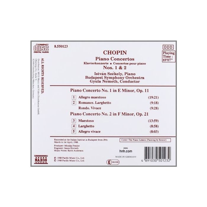 CHOPIN: Piano Concertos 1&2 - slide-1