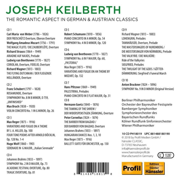 Joseph Keilberth - The Romantic Aspect in German & Austrian Classics - slide-1